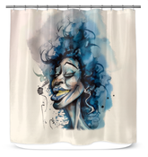 Conductor's Comedic Currents Shower Curtain
